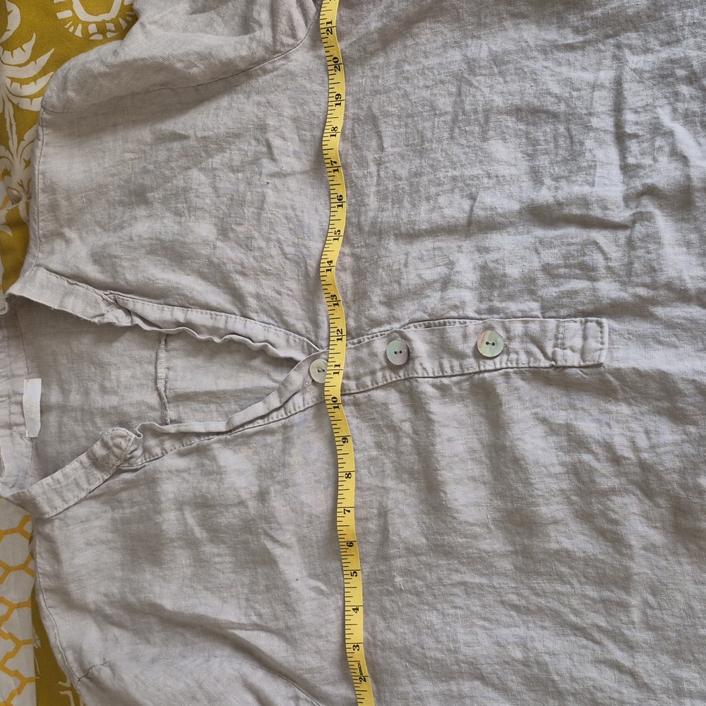 Linen Button-Down Dress - Picture 2 of 4